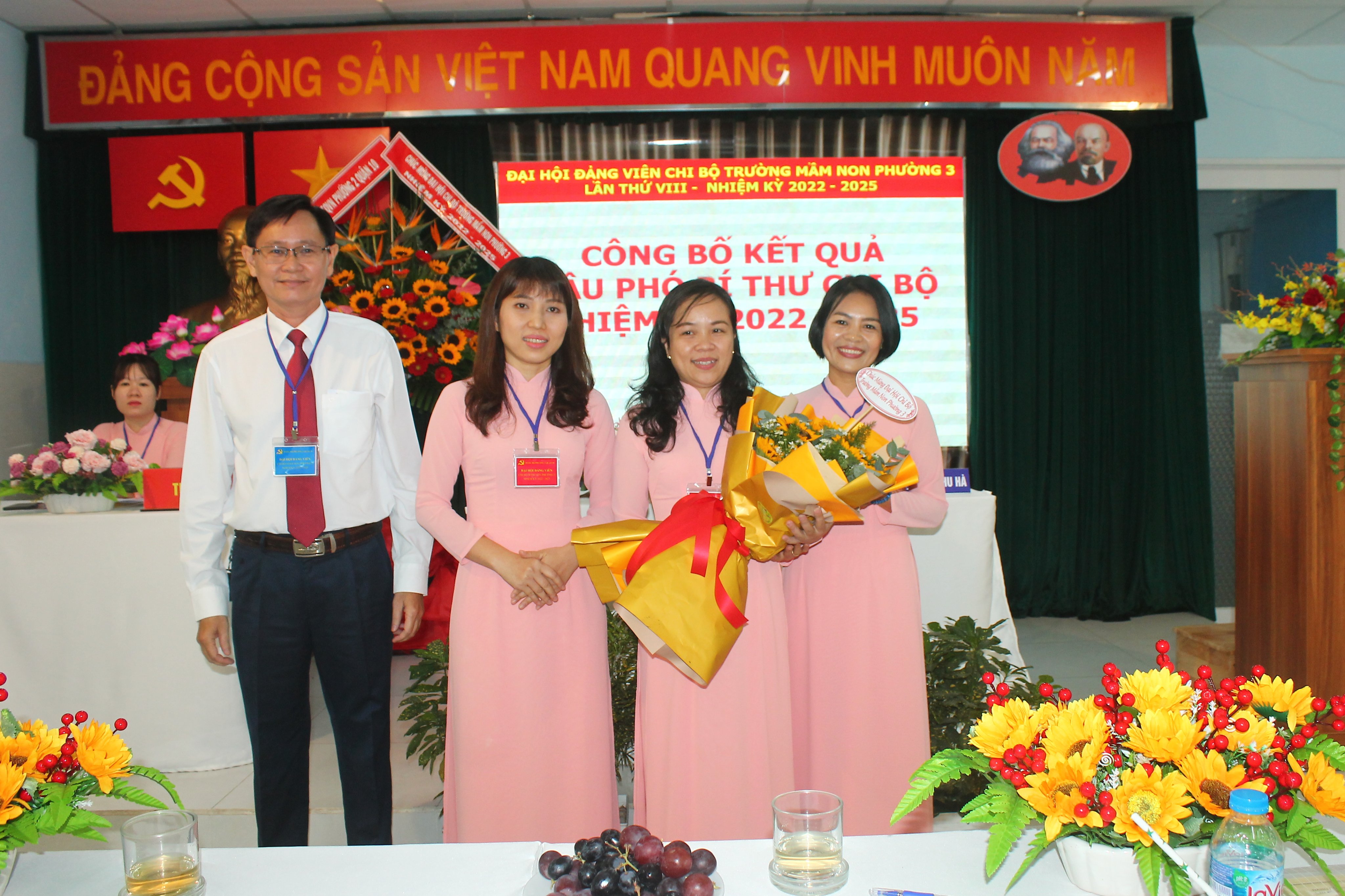 Image: ĐẠI HỘI ĐẢNG VIÊN CHI BỘ TRƯỜNG MẦM NON PHƯỜNG 3 NHIÊM KỲ 2022-2025 (ĐẠI HỘI ĐIỂM)