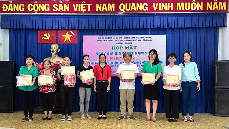 Image: Phường 2 tổ chức ngày hội Gia đình Việt Nam