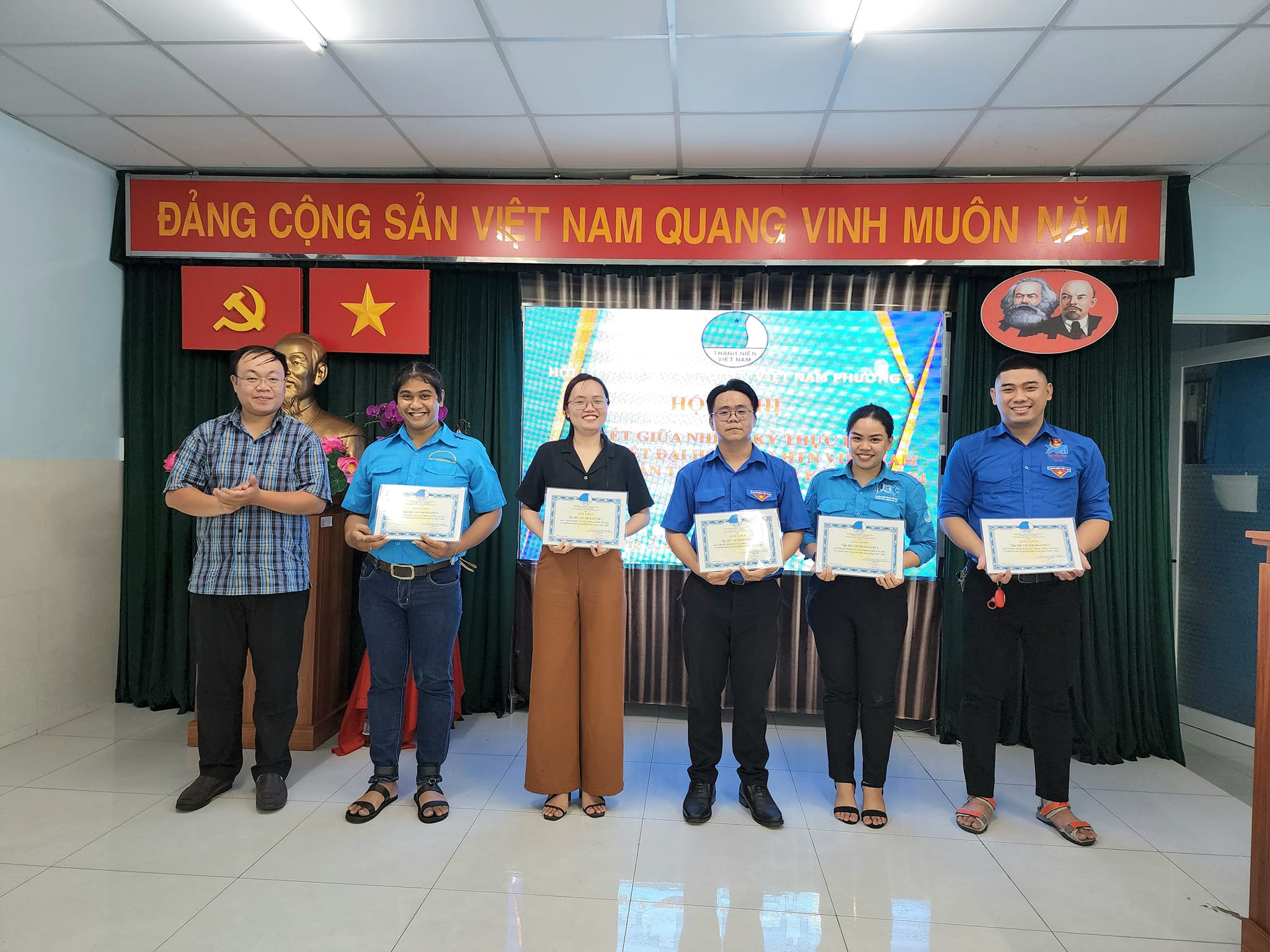 Image: Ủy ban Hội LHTN Việt Nam Phường 2 tổ chức hội nghị sơ kết thực hiện nghị quyết Đại hội Đại biểu Hội LHTN Việt Nam Phường 2, lần thứ IX, giai đọan 2019 – 2022.