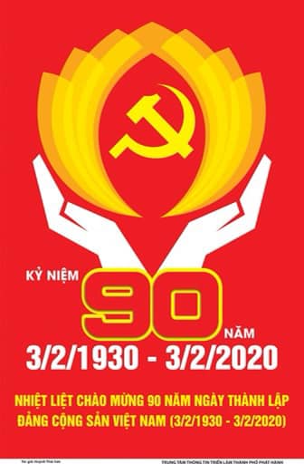 Image: Kỷ niệm 90 năm ngày thành lập Đảng Cộng sản Việt Nam (3/2/1930-3/2/2020)